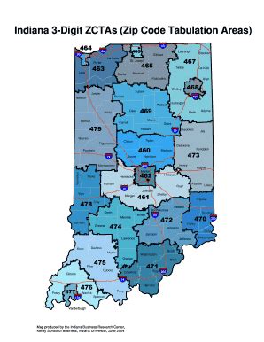 Exploring Indiana&#039;s 3-Digit Zip Code Map: A Comprehensive Guide