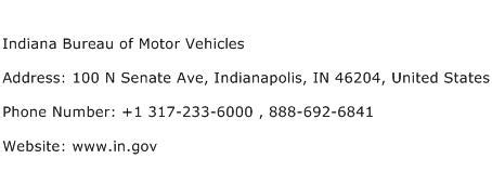 indiana dmv contact email