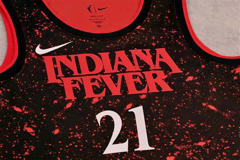 indiana fever stranger things jersey