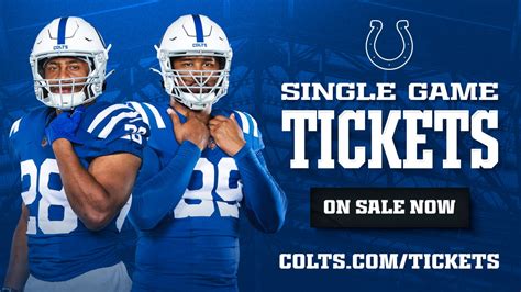 indianapolis colts single game tickets