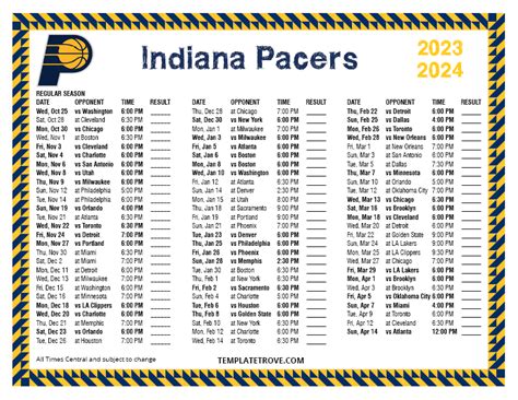 indianapolis pacers home schedule