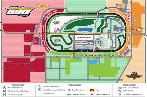 indianapolis race track map