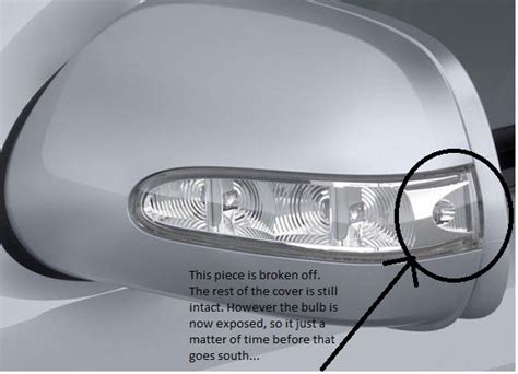 Indicator Bulb On Mirror