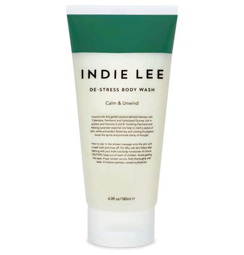 indie lee de stress body wash