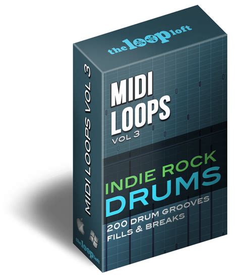 indie rock drum loops