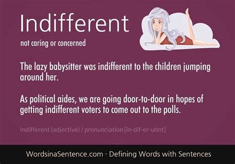 indifference meaning in tamil with example