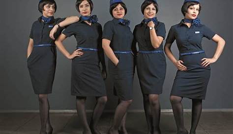 Indigo Airlines Air Hostess Uniform INDIAN AIR HOSTESS DANCING INDIGO AIRLINES CABIN CREW