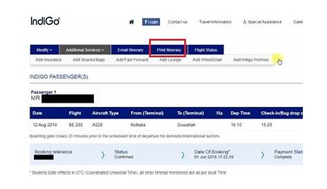 Indigo Airlines Ticket Print Pnr — Flight Asked To Taken Twice And
