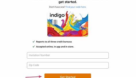 Indigo Card Application Code Apply For