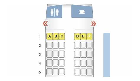 Seat map and aircraft information IndiGo