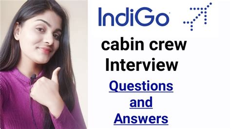 indigo cabin crew interview questions and answers for freshers