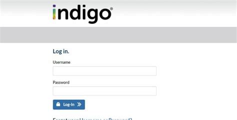 indigo login my account