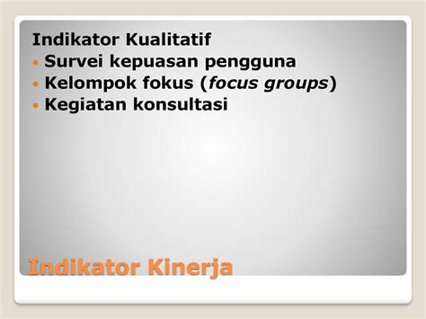 indikator kualitatif