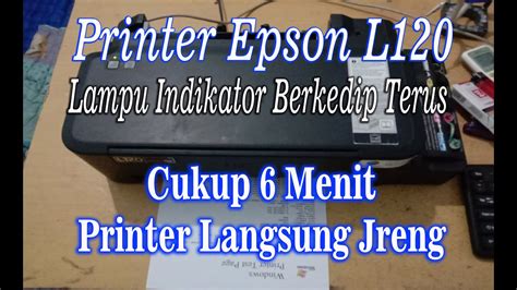 indikator printer epson l120
