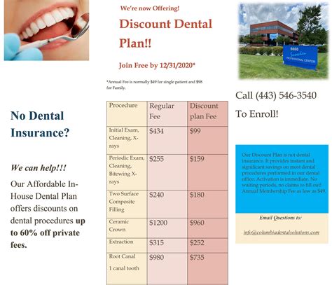 individual dental plans in maryland