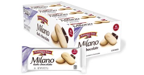 individually wrapped milano cookies