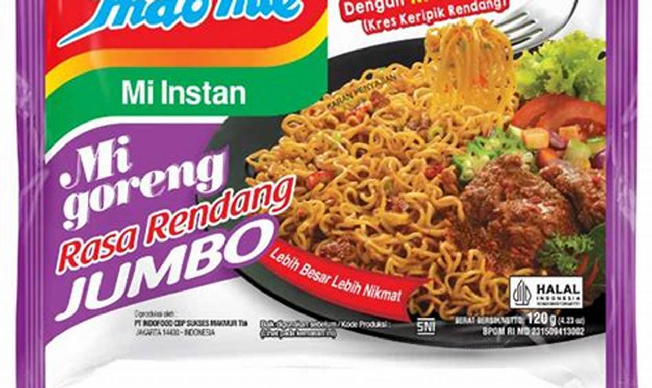 Indomie Rendang Jumbo: Rahasia Kuliner yang Wajib Kamu Coba!
