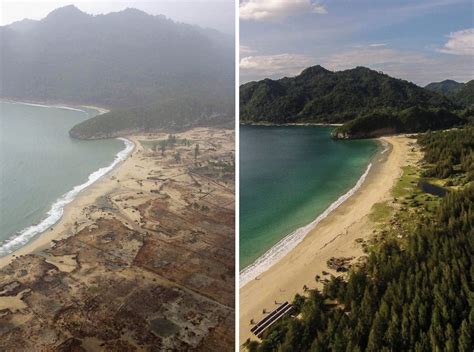 indonesia before and after 2004 tsunami