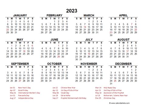 indonesia calendar 2023 with public holidays
