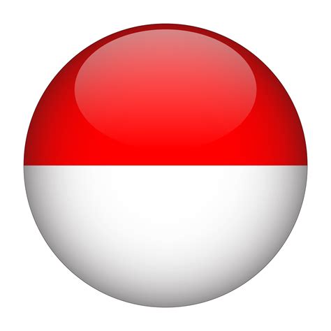 indonesia flag round png