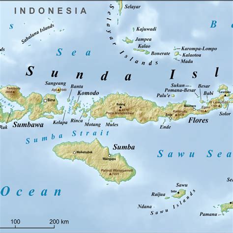 indonesia lesser sunda islands map