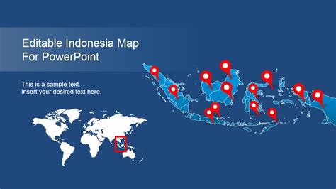 indonesia map powerpoint template free