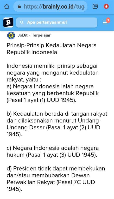 indonesia menganut paham apa