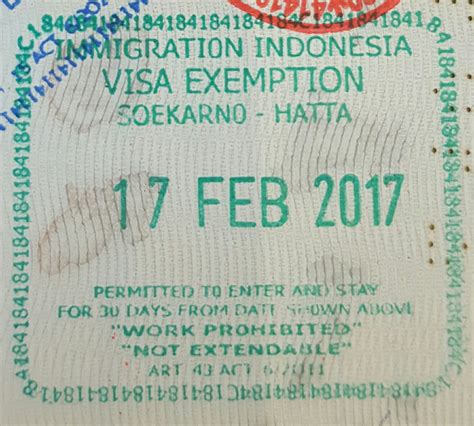indonesia visa exemption business