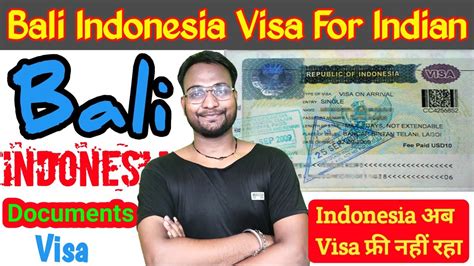indonesia visa for indian citizens