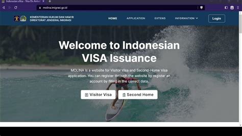 indonesia visa online apply