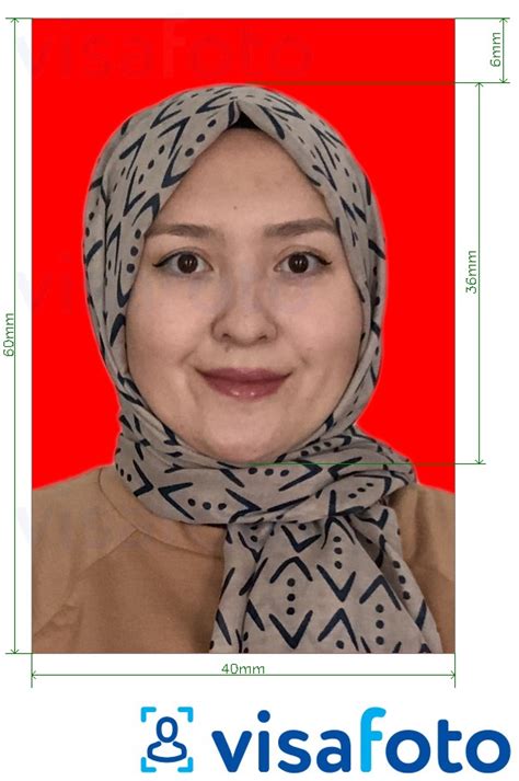indonesia visa photo size 2023