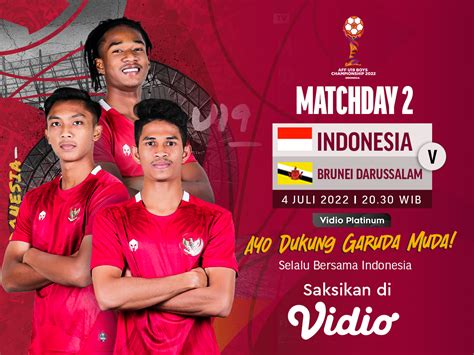 indonesia vs brunei livestream