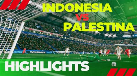 indonesia vs palestine friendly match