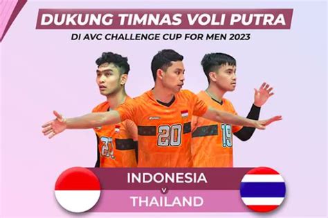 indonesia vs thailand avc live streaming