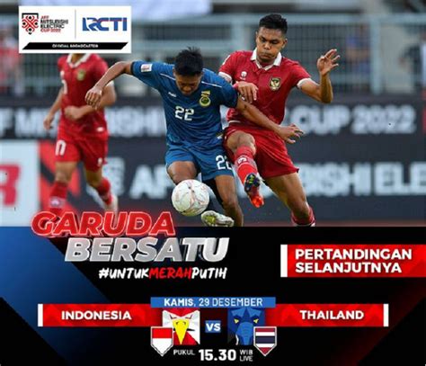 indonesia vs thailand di tv mana