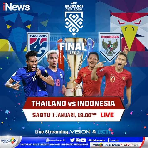 indonesia vs thailand siaran langsung