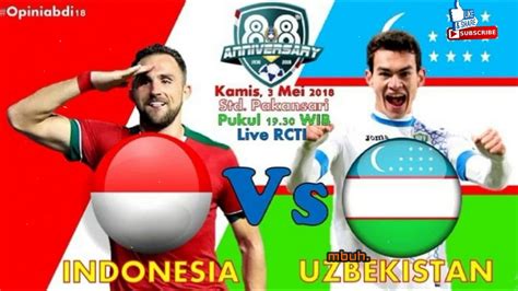 indonesia vs uzbekistan live streaming