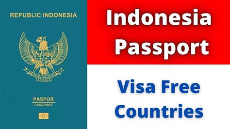 indonesian passport visa free countries