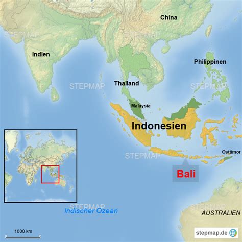 indonesien karte asien