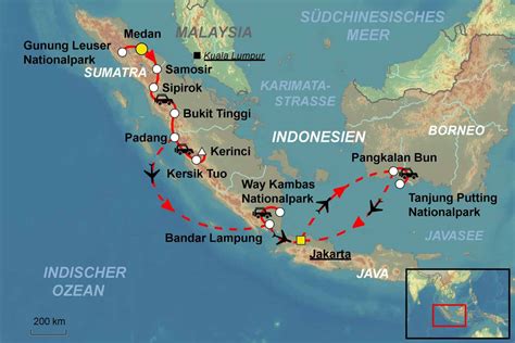 indonesien rundreise