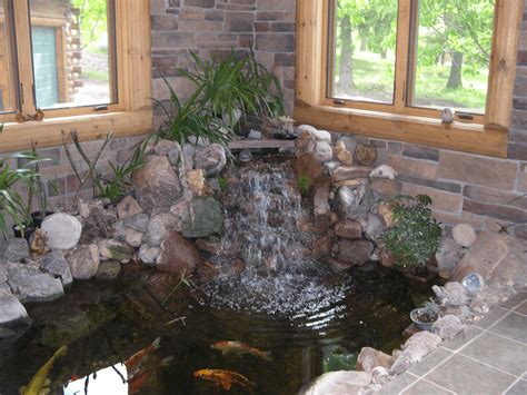 Indoor fish pond tips and ideas