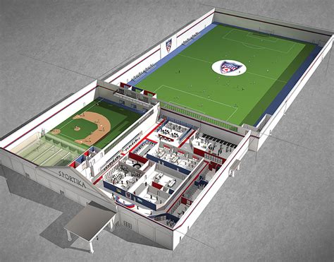 Indoor Baseball Facility Floor Plans