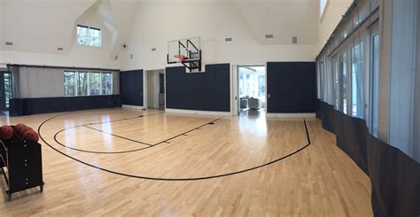 indoor basketball court gym