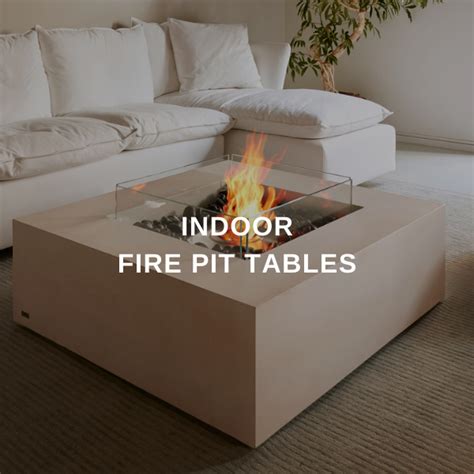 indoor fire pit table