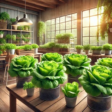 Indoor Lettuce Growing System