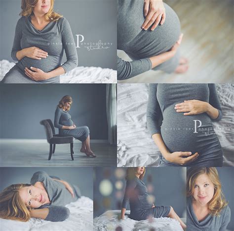 indoor maternity shoot