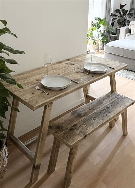 Indoor Timber Table Bench