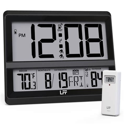 Indoor Wall Clock With Thermometer