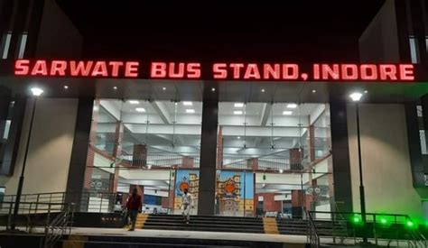 indore bus stand to airport