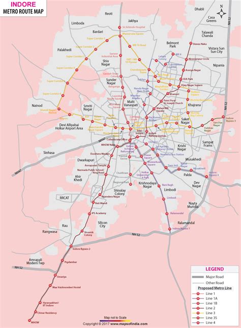 indore city bus route